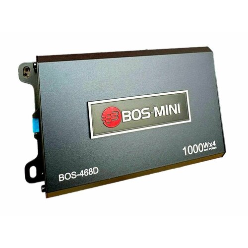 Усилитель автомобильный для Android магнитолы BOS MINI 468D четырехканальный 4х1000W 3844₽