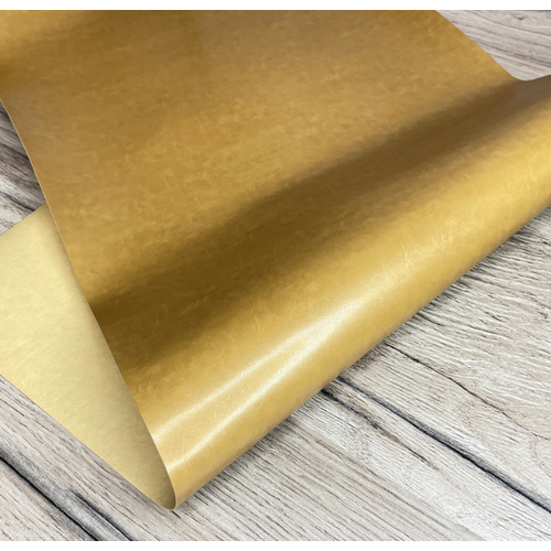 Переплетный кожзам Италия глянцевый цвет золотой отрез 4570 см 555₽