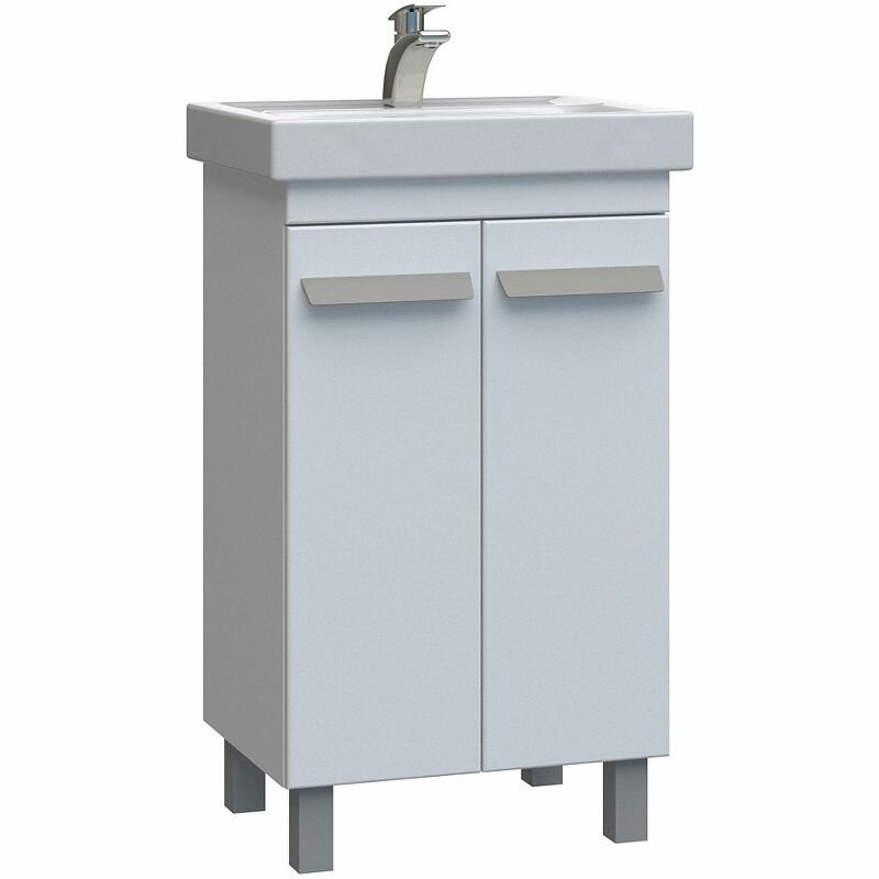 фото Тумба Vigo Nova-50, tn. NOV. TIG.50.2D напольная, 2 дв. (под раковину Тигода 50) белый