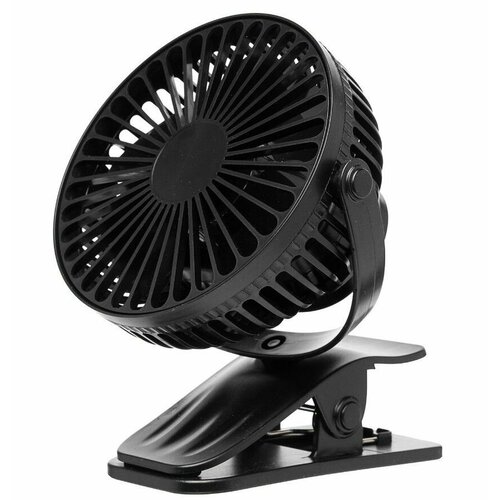 Вентилятор портативный G16 крепление прищепка черный 119000₽