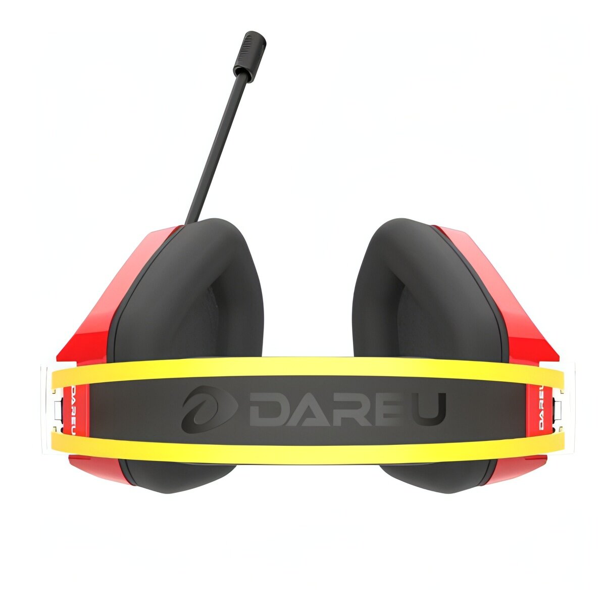 Гарнитура Dareu игровая Red, подключение USB, подсветка RGB - фото №4