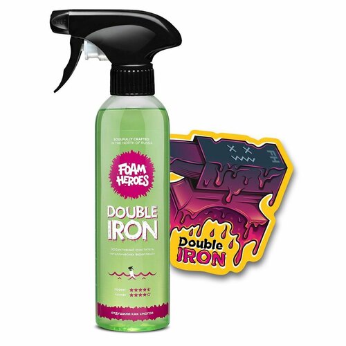 FHB077 Foam Heroes Double Iron очиститель металлических вкраплений, 3л
