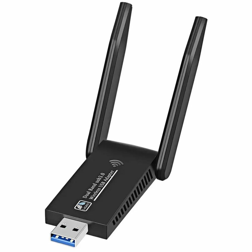 WiFi+Bluetooth адаптер AC1300 (RTL8822) USB 3.0, BT4.2, 802.11ac, 867 Мбит/с, антенна 5dBi (ORIENT XG-947ac+)