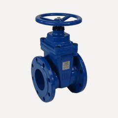 Изображение товара Задвижка чугун 30ч39р SL12 МЗВ обрезиненный клин Ду 100 Ру10/16 Тмакс=150C фл ЛМЗ