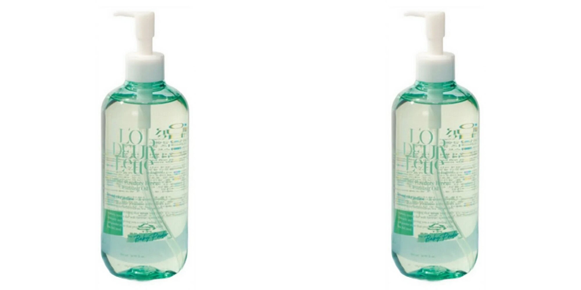 Гидрофильное масло Lodeurlette для умывания лица, с ароматом бергамота, In England Colorfit Powderly Breeze Cleansing Oil, 500 мл, 2 шт