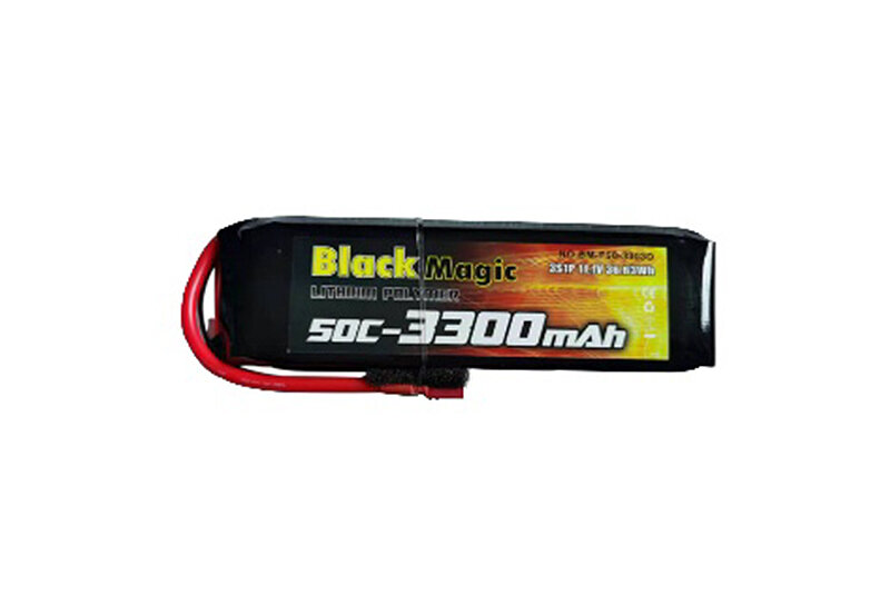 Аккумулятор 50C/3300mAh/3S1P/11.1V w/Deans plug Black Magic BM-F50-3303D