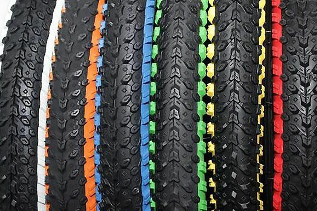 Покрышка велосипедная 24*1.95 синяя, 24*1.95 Blue PQ 725