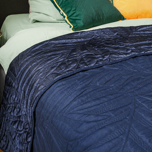 Изображение товара Покрывало на кровать 210х220 см Shangri La Moroshka цвет Синий