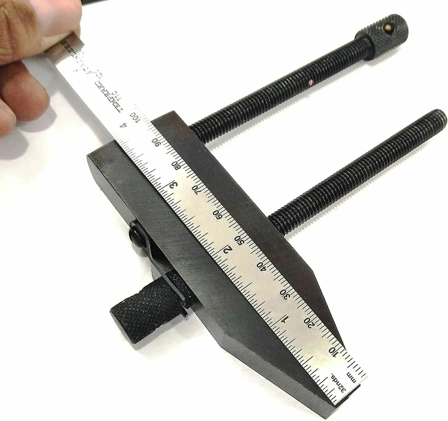 Струбцина с параллельным зажимом, 100 мм, Powertex HEPHA — фото 1