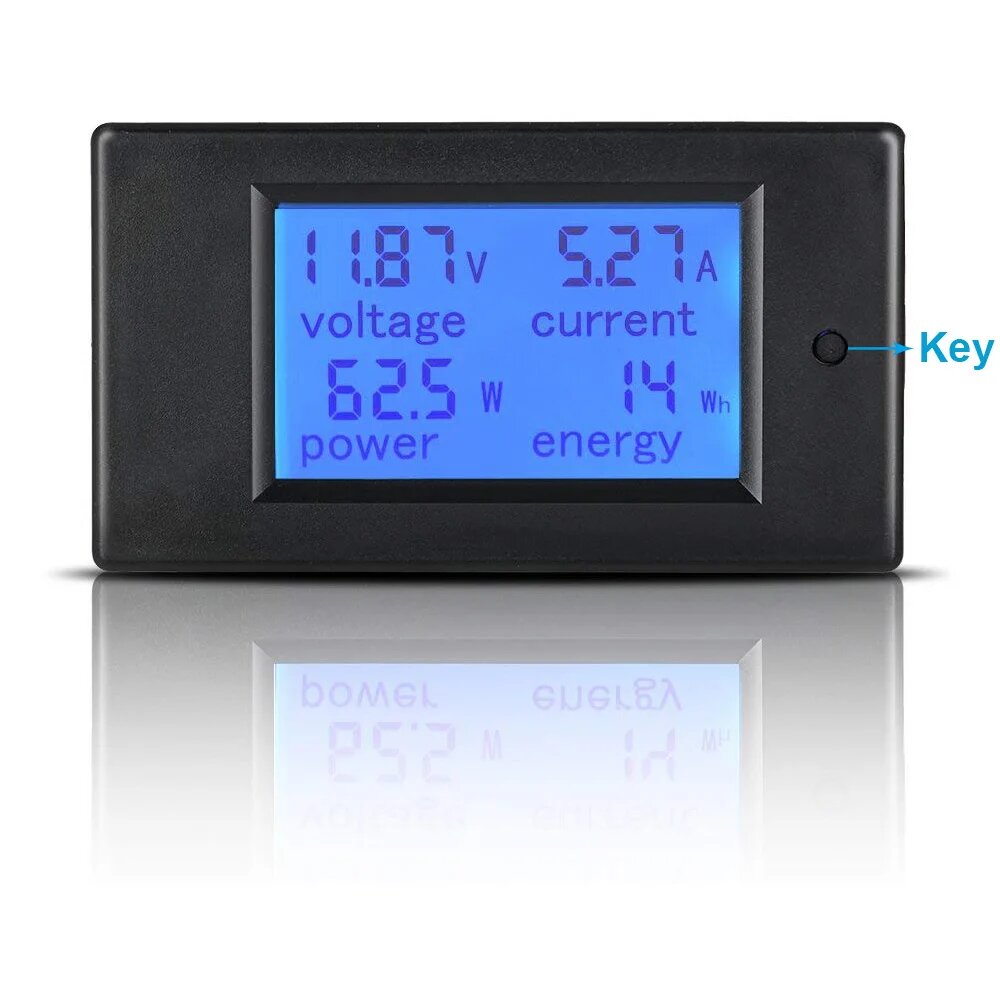 Изображение PowMr PZEM-051 цифровой амперметр вольтметр для мотоцикла, 50A Shunt
