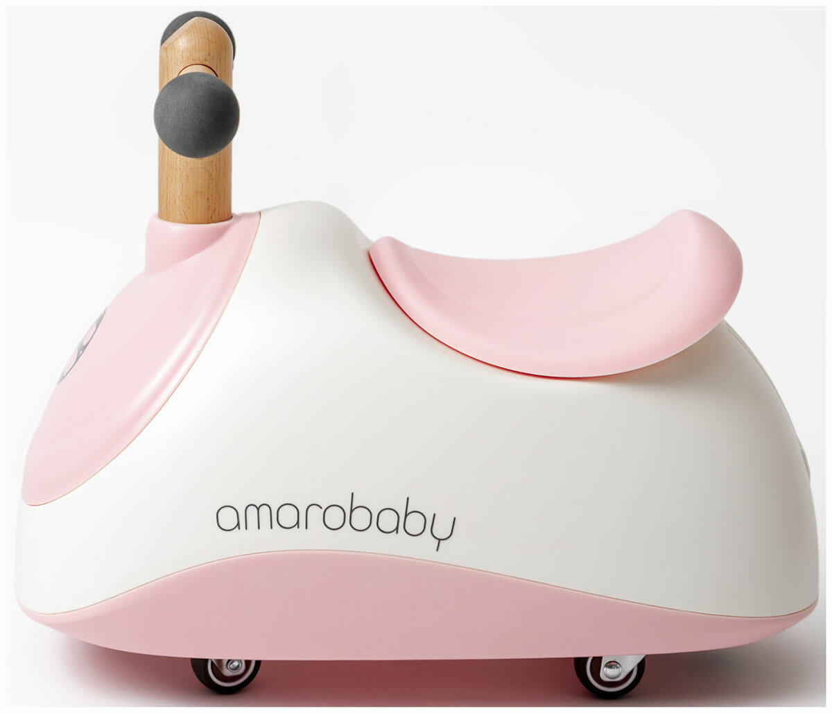 Толокар Amarobaby Enjoy  белый розовый  AB24 7NJ 0006 