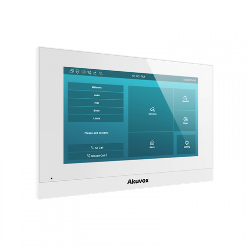 Монитор домофона Akuvox C313S, сенсорный экран, 7