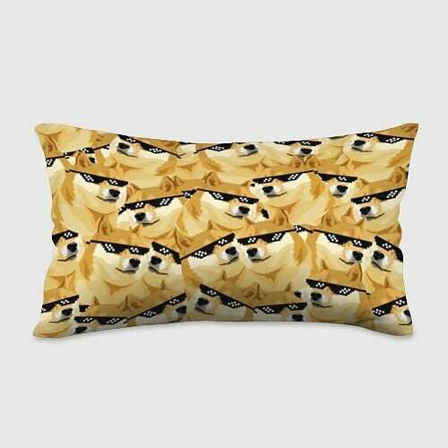 Doge: Deal with it Прямоугольная подушка — фото 1