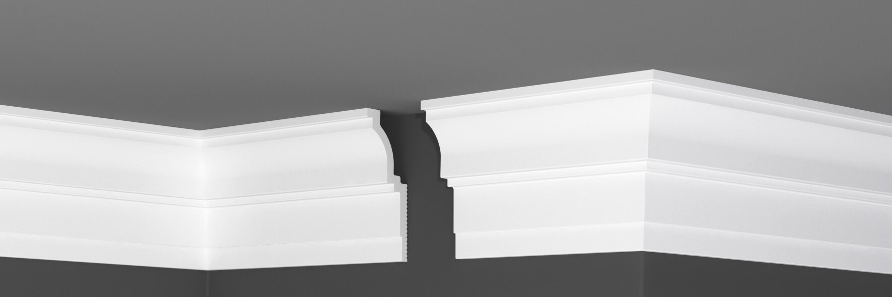 Потолочный плинтус (карниз) Де-Багет П24 128/48