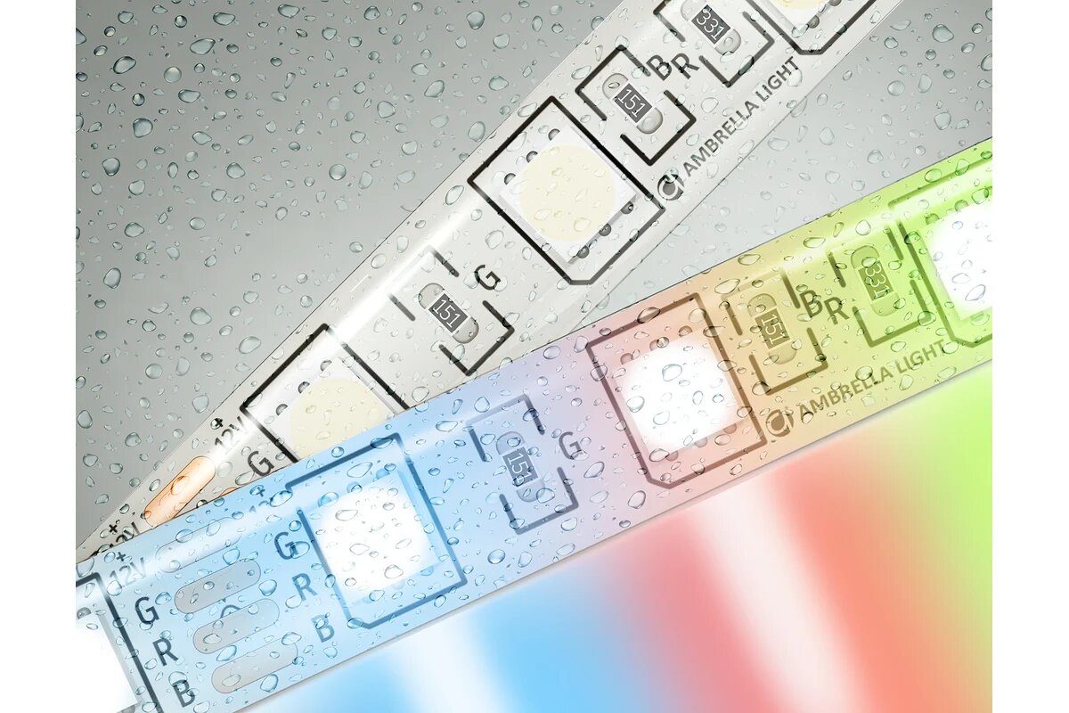 Ambrella Light Светодиодная лента RGB 5050 60Led /14.4W m/ 12V IP65 RGB 5m GS2302