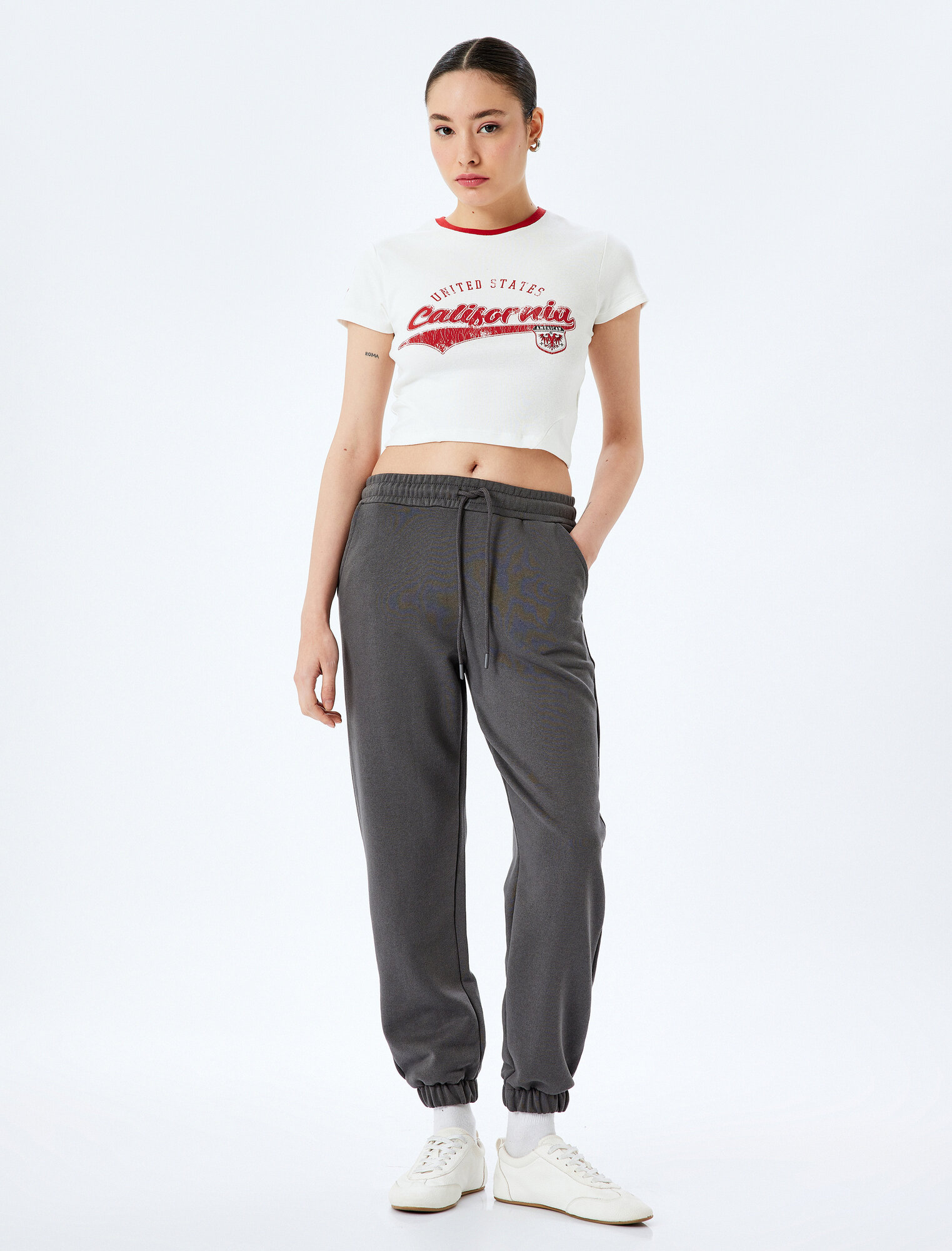 Брюки спортивные KOTON CASUAL размер M темно-серый