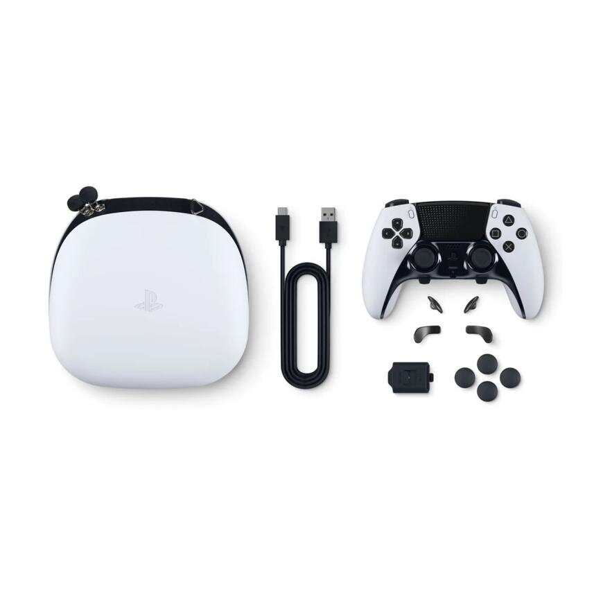 Беспроводной геймпад Sony DualSense Edge для PlayStation 5 (White - Белый) — фото 1