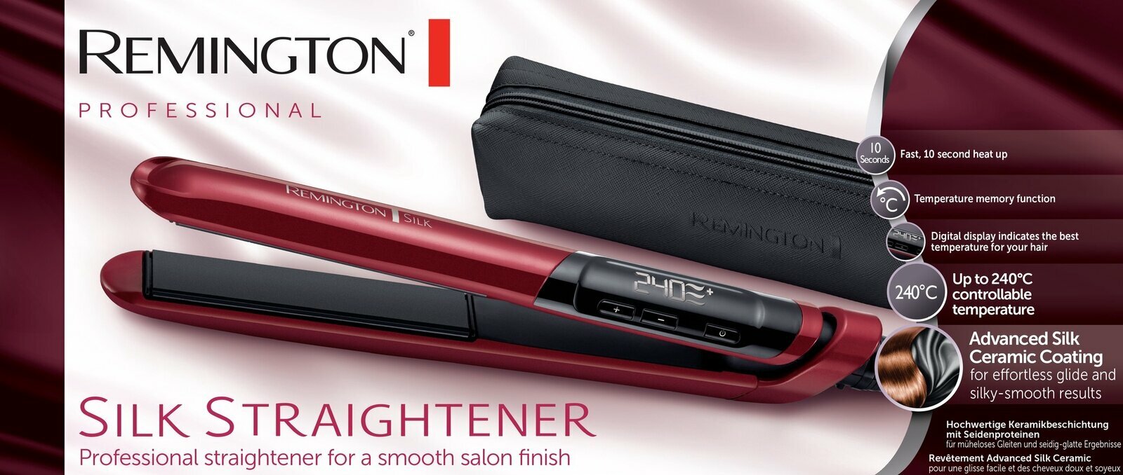 Щипцы Remington S9600 40Вт красный чёрный - фото №3