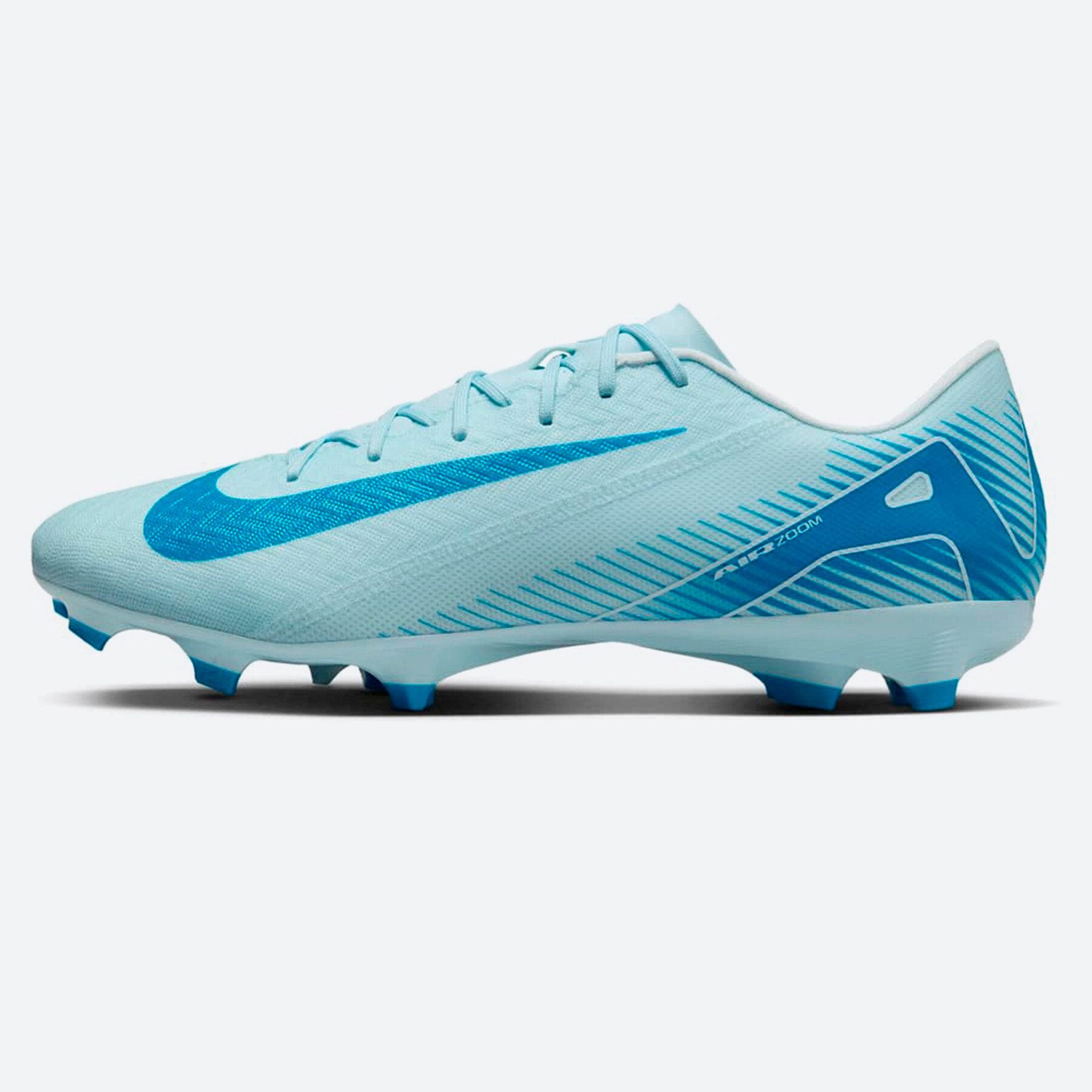Бутсы NIKE Zoom Vapor 16 Academy FG/MG, размер 38.5, голубой