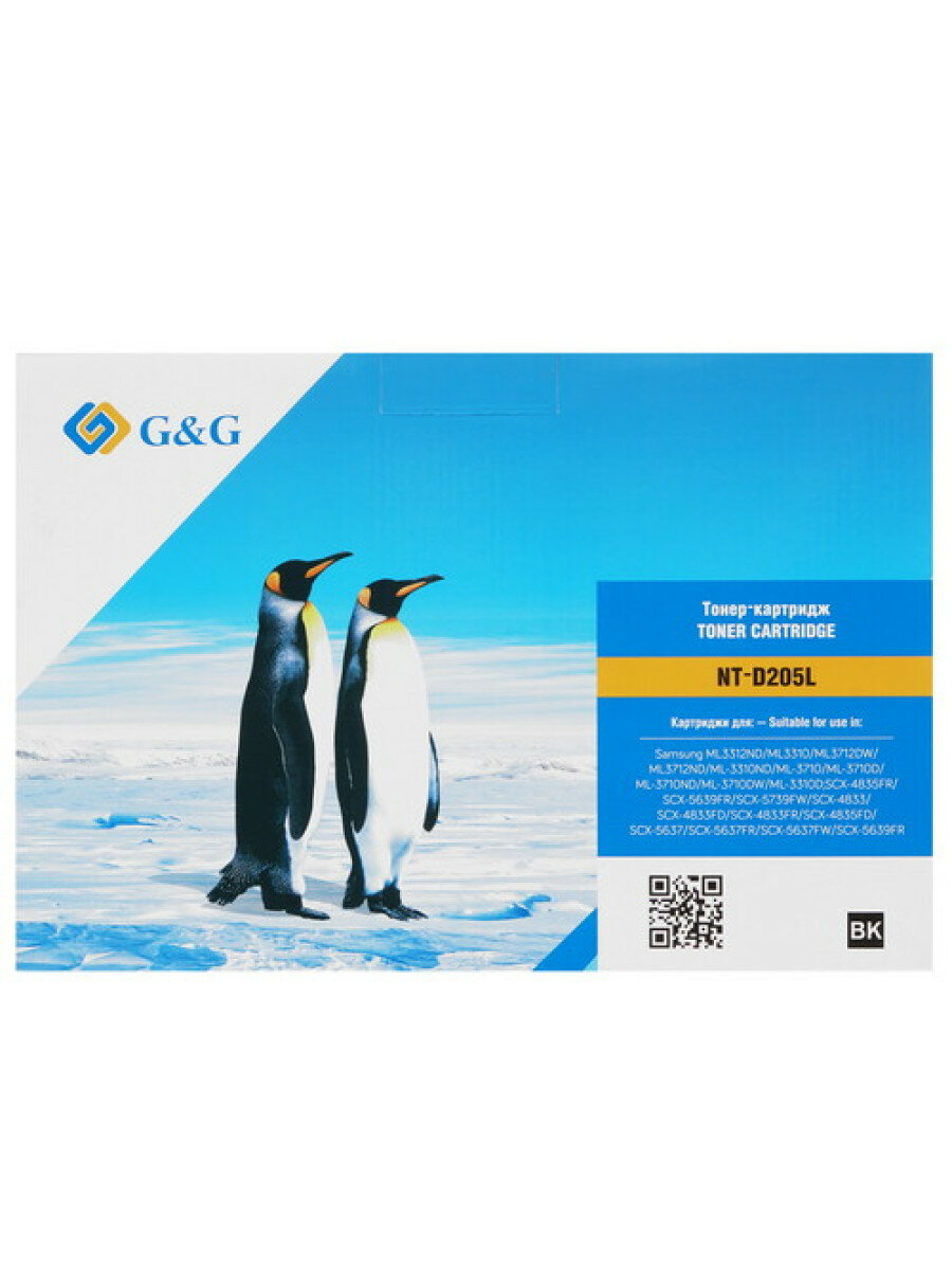 Картридж лазерный G&G NT-D205L черный