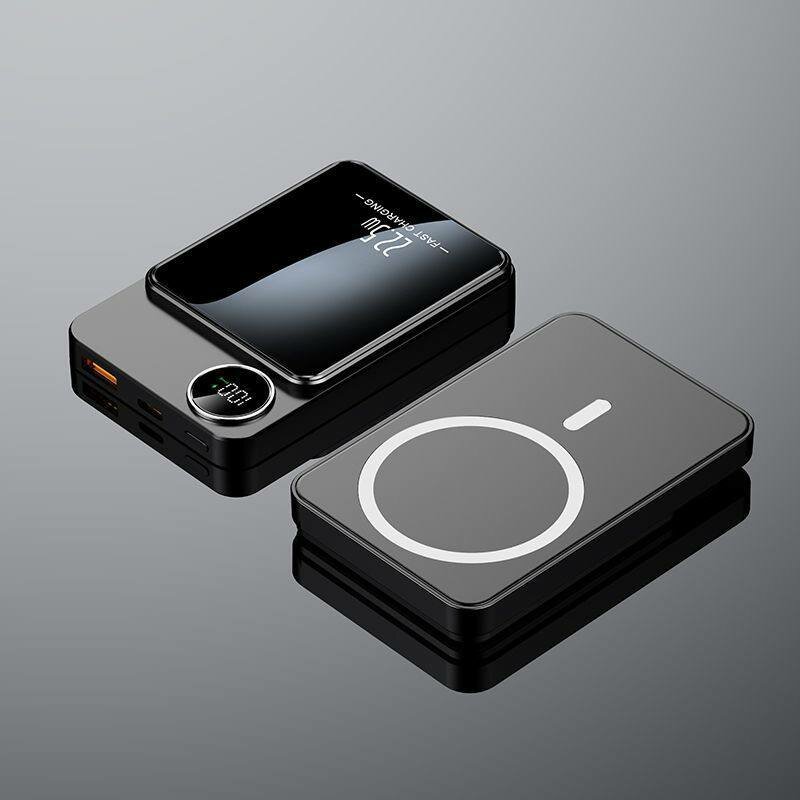Повербанк Kingxbar MagSafe, 10000мАч, 20Вт, для iPhone, чёрный — фото 1