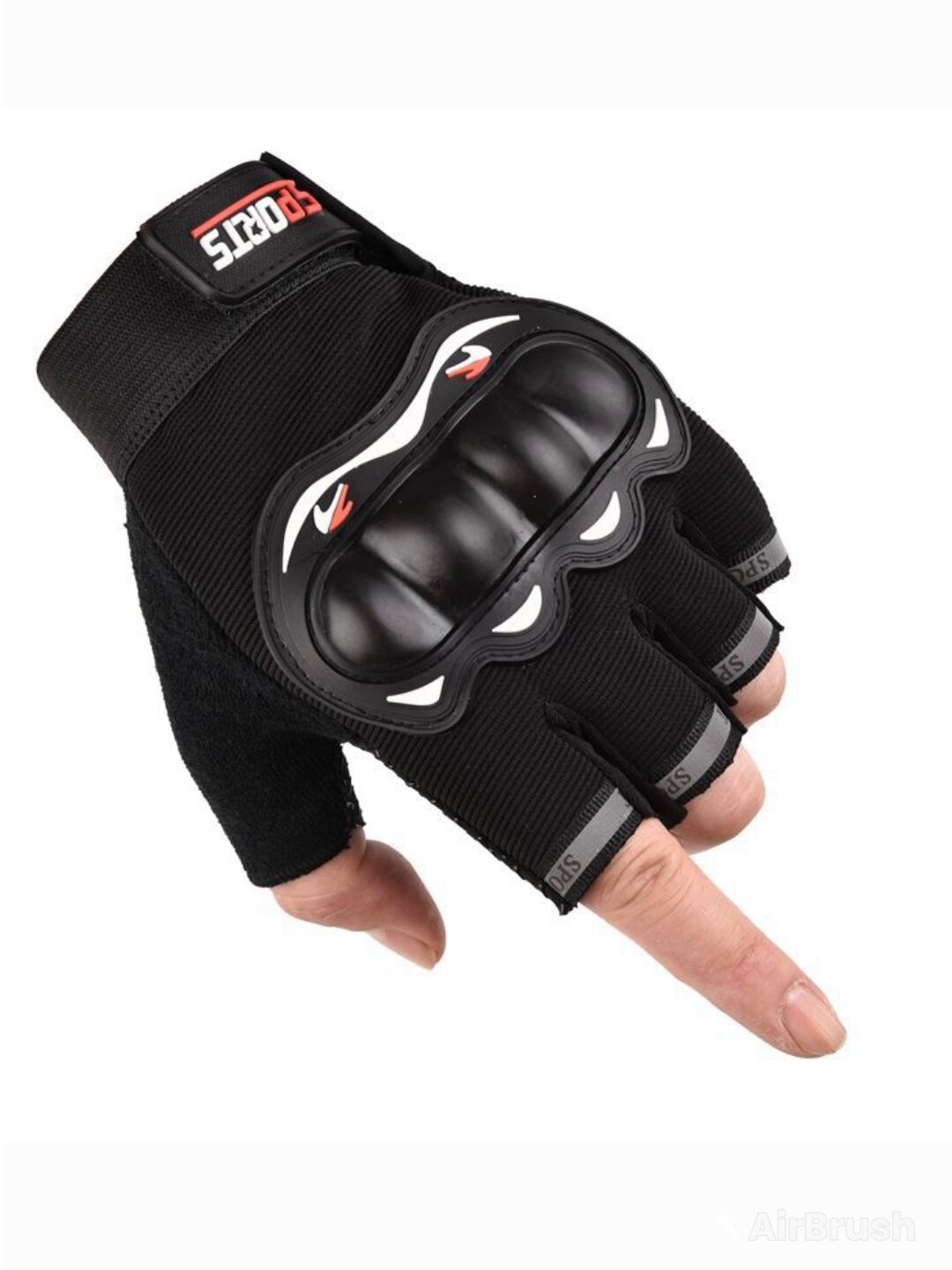 Перчатки  QORA для мужчин и женщин, размер 20/23, черный 02 — фото 1