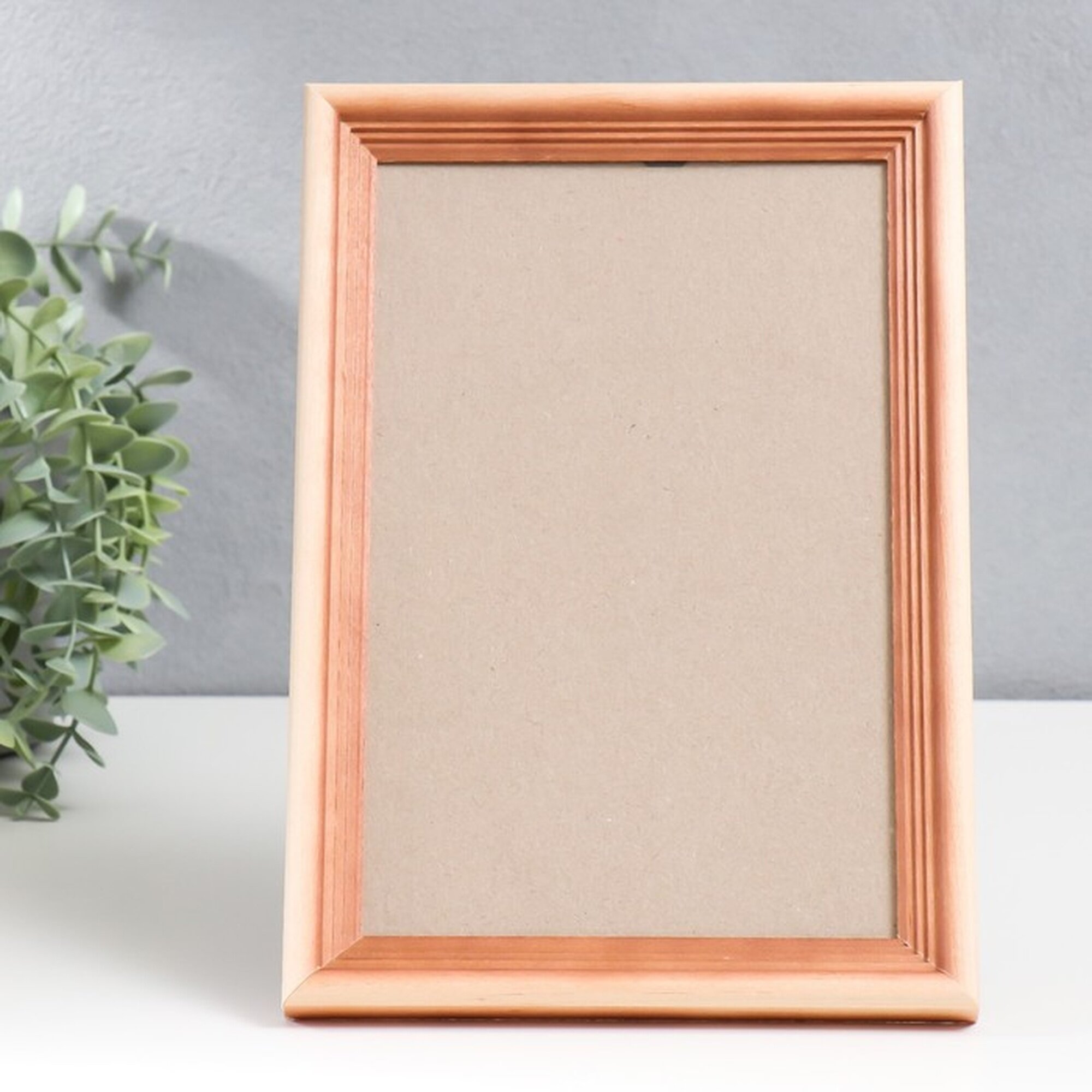 Фоторамка Сима-ленд сосна с20 15x23 см с настенным креплением коричневая