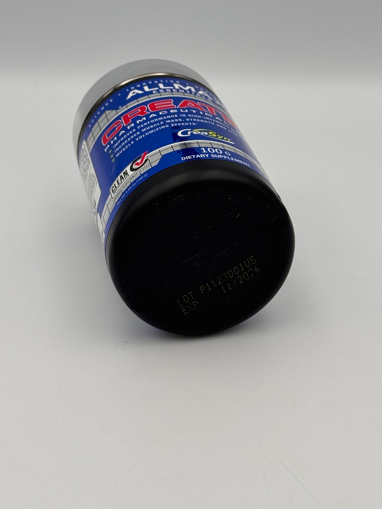 ALLMAX CREATINE creasyn 20serv 100g креатин моногидрат для роста силы американский — фото 1