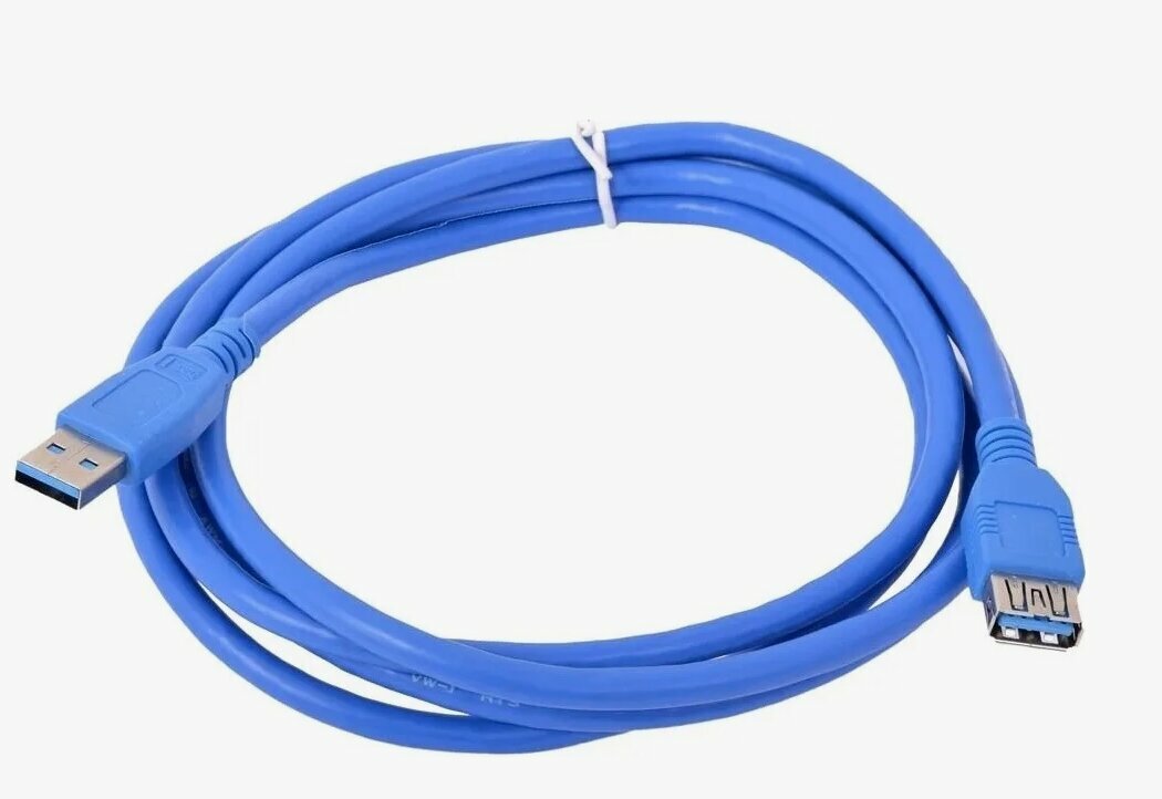Удлинитель кабель 1.5 метра USB 3.0 для флешек, хабов, принтеров — фото 1