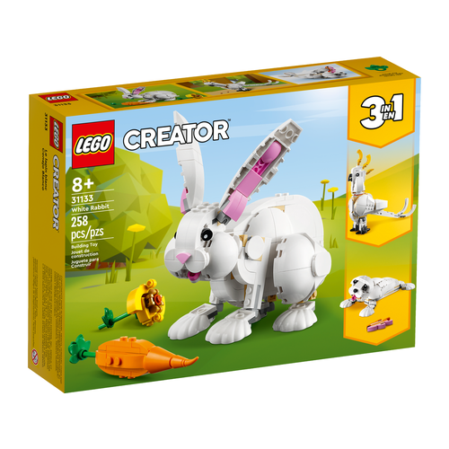 Конструктор LEGO Creator 31133 Белый кролик, 258 дет. конструктор lx creator креатор печатная машинка 2079 деталей совместим с лего