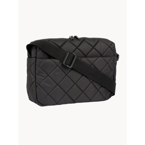 Сумка кросс-боди Antan, фактура стеганая, черный