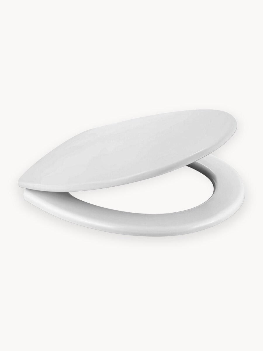 Сиденье для унитаза с крышкой Wirquin PP пластик с креплениями без микролифта