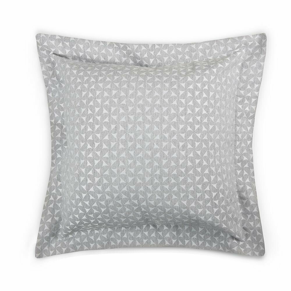 Подушка декоративная Марсия 50х50 см нежно-серая