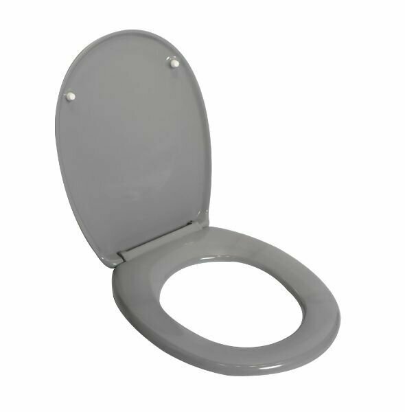 фото Сиденье для унитаза с микролифтом цвет серый