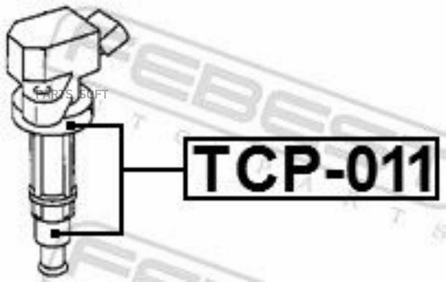 FEBEST Наконечник катушки зажигания TOYOTA LAND CRUISER 200/PRADO 150/RAV4 3,5 05-