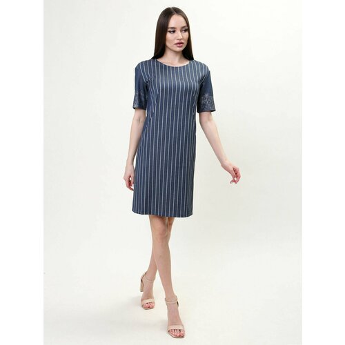 фото Платье тамбовчанка, размер 42, серый