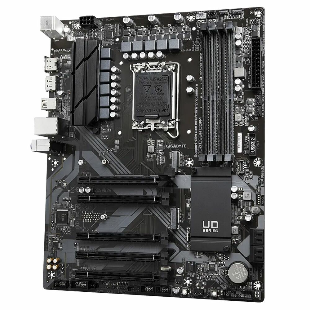 Материнская плата Gigabyte B760 DS3H DDR4, Socket 1700, Intel B760, 4xDDR4-3200, ATX, RTL — фото 1