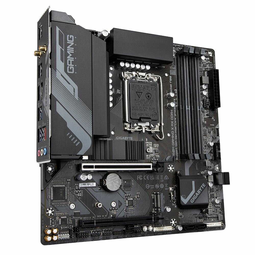 Материнская плата Gigabyte B760M GAMING X AX DDR4, Socket 1700, Intel B760, 4xDDR4-3200, mATX, RTL — фото 1