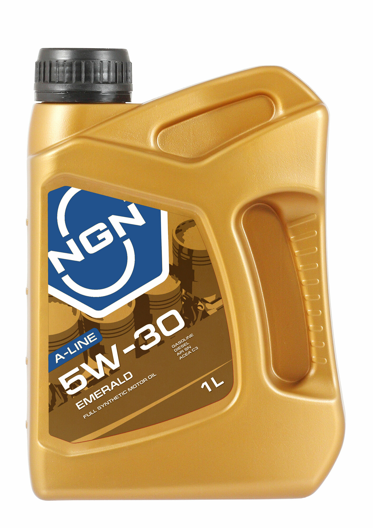 NGN V272085626 Масло моторное NGN EMERALD 5W-30 синтетическое 1 л V172085626