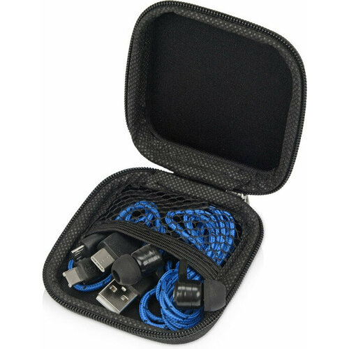 Набор с наушниками и зарядным кабелем 3-в-1 In motion синий 113400₽