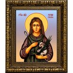 Регина Отонская (Гальская) дева, мученица. Икона на холсте. - изображение
