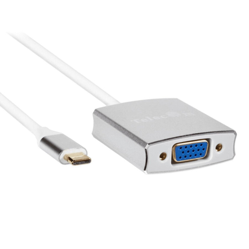 Кабель-адаптер USB3.1 Type-Cm --> VGA(f), Telecom - фото №10