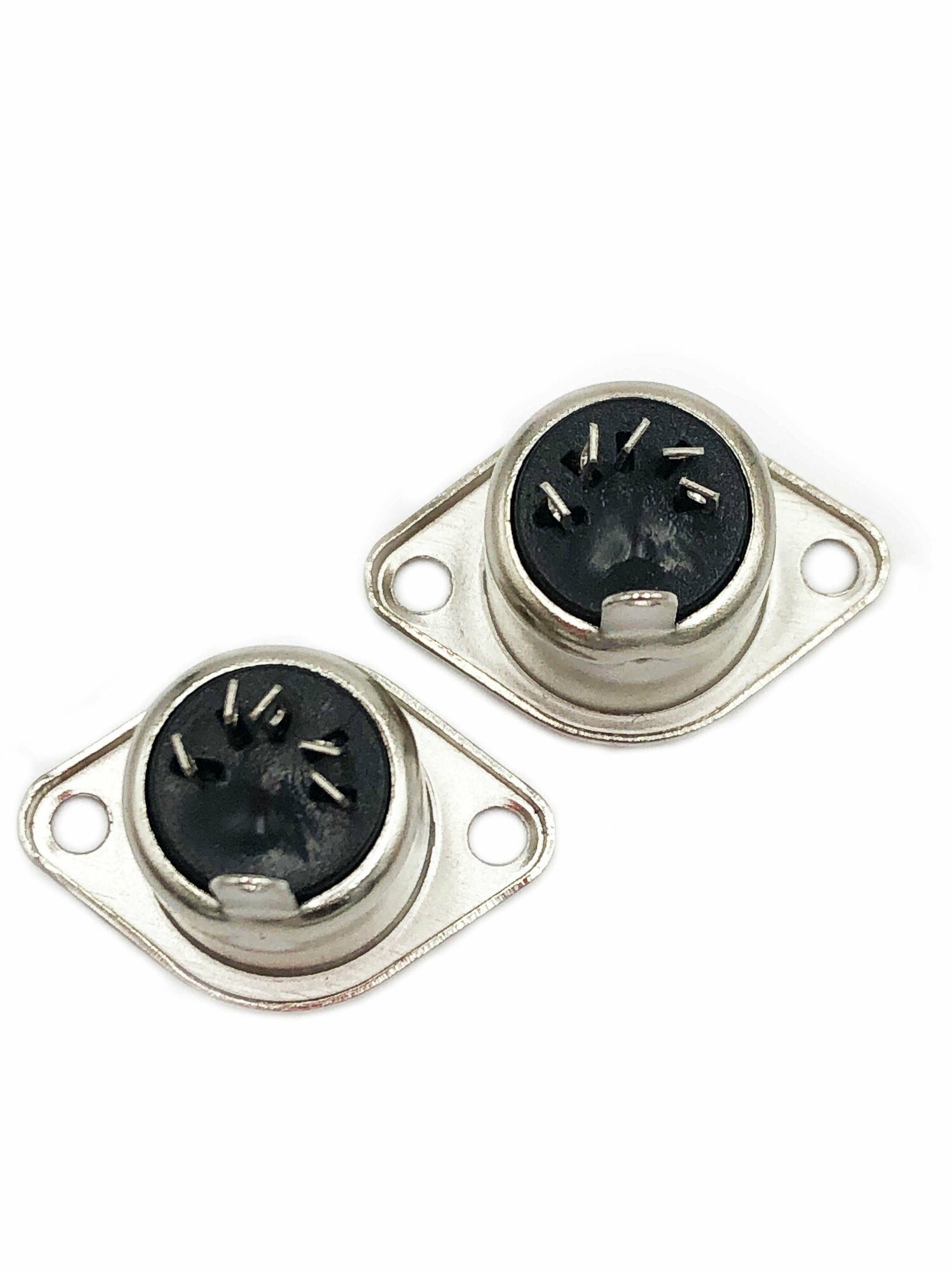 Разъем DIN 5 pin гнездо на корпус (2 штуки) — фото 1