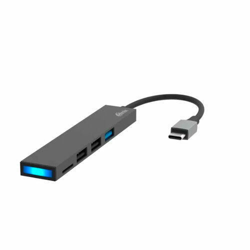 USB-концентратор Ritmix CR-4314 3 гнезда цвет черный 70700₽