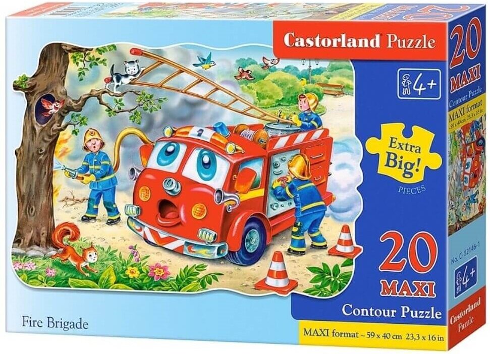 Ballarini Castorland Пазл-maxi Пожарная машина 20 элементов 2146/MX-02146 с 4 лет