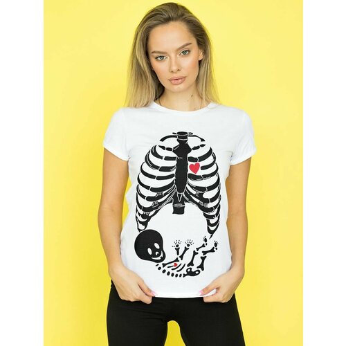 фото Футболка , размер l, белый нет бренда