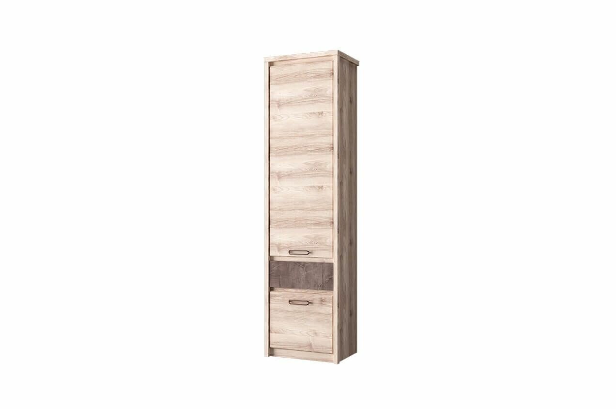 Шкаф Anrex JAZZ 2D1S 210 x 40 x 56.2 см цвет: Каштан найроби/Оникс