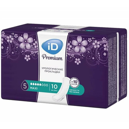 ID Protect Прокладки урологические Premium Maxi 10 шт