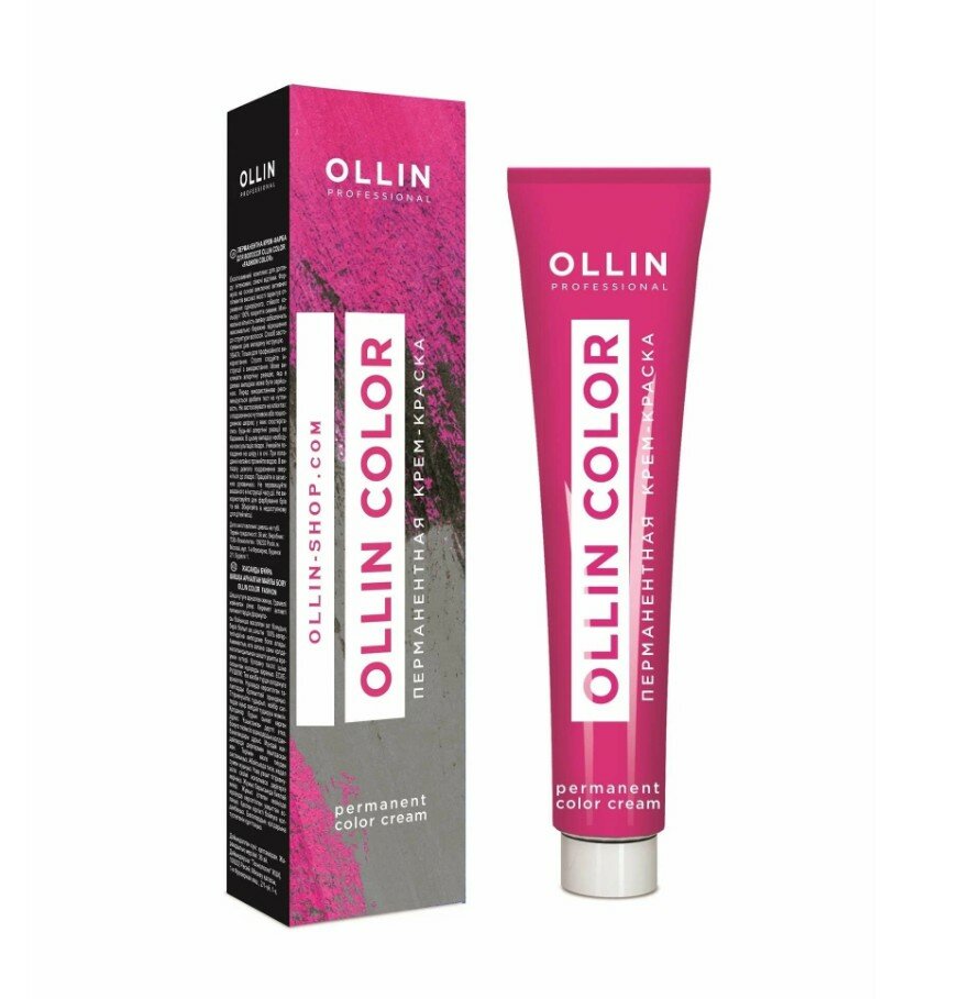 OLLIN Professional Color перманентная крем-краска для волос, 8/00 светло-русый глубокий, 100 мл