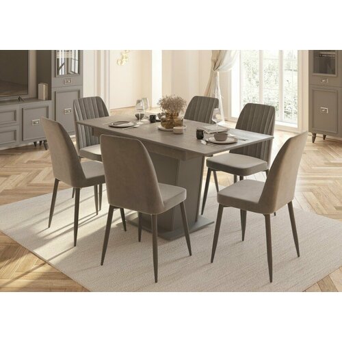 Стол обеденный раскладной Мэри Виктория ГВК-08 графит